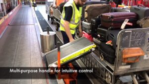 Transfer Belt » Fast & safe unloading of baggage I Power Stow