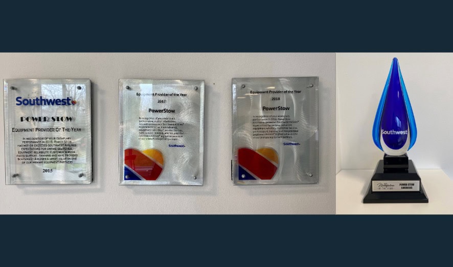 Power Stow awarded Equipment Provider of the Year by Southwest Airlines – recognised for excellence in airport belt loaders and conveyor belt GSE solutions